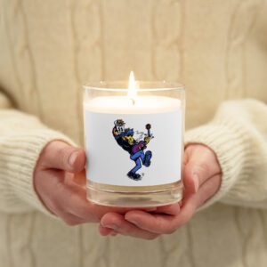 DTN glass jar soy wax candle